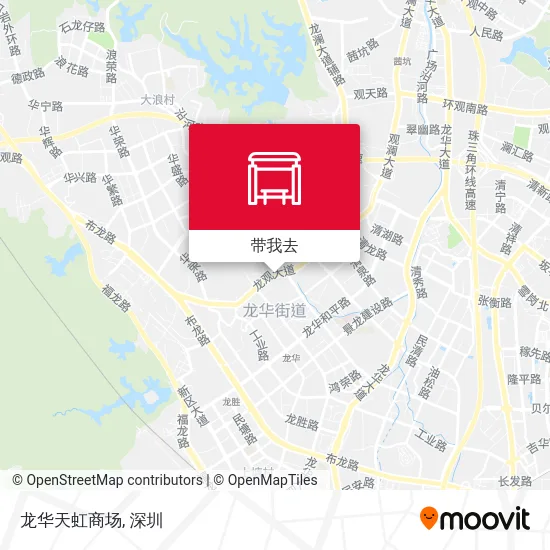 龙华天虹商场地图