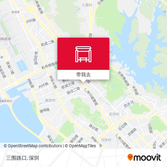 三围路口地图