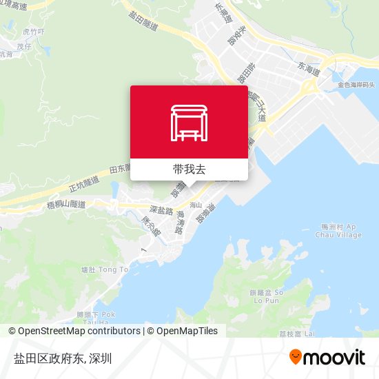 盐田区政府东地图