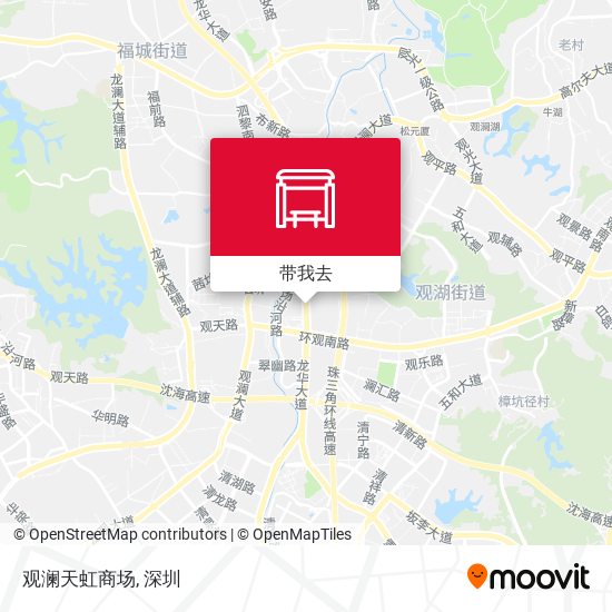 观澜天虹商场地图