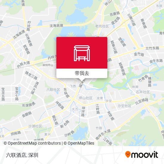 六联酒店地图