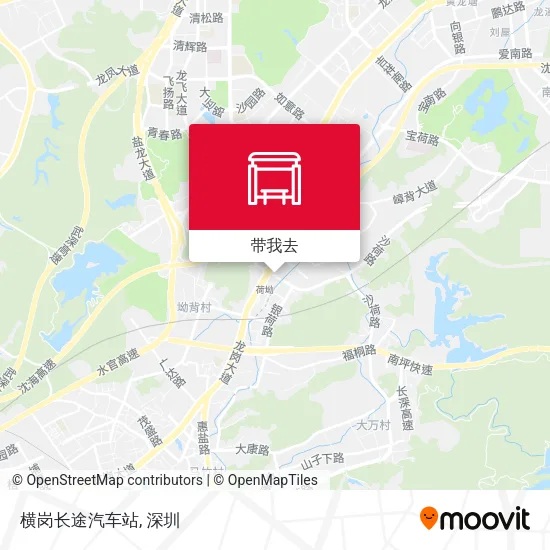 横岗长途汽车站地图