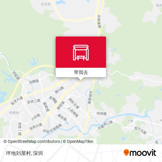 坪地刘屋村地图