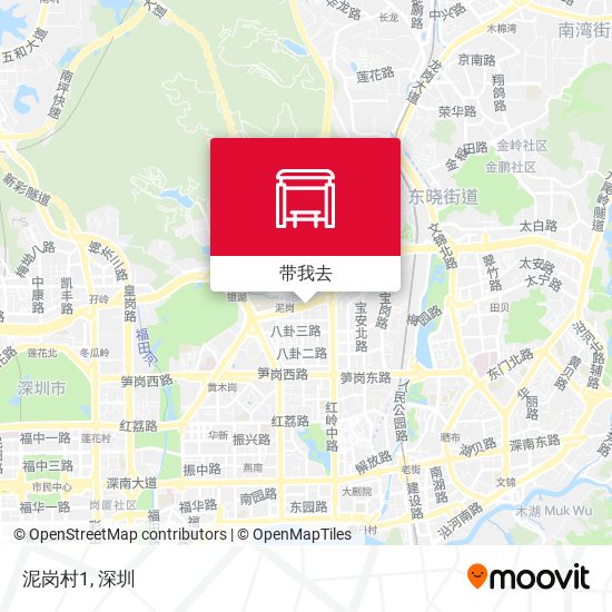 泥岗村1地图