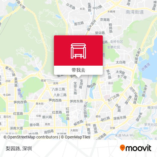 梨园路地图