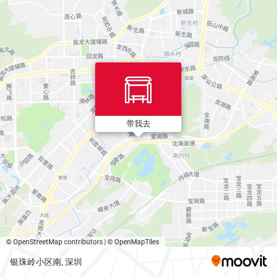 银珠岭小区南地图