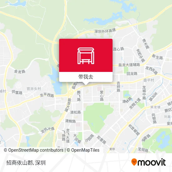 招商依山郡地图