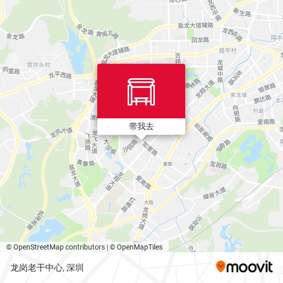 龙岗老干中心地图