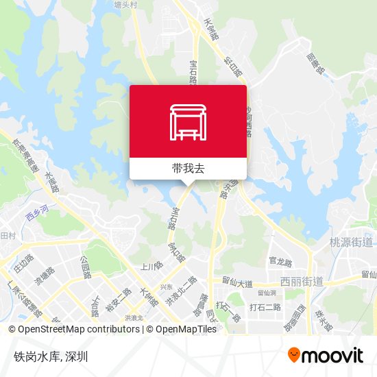 铁岗水库地图