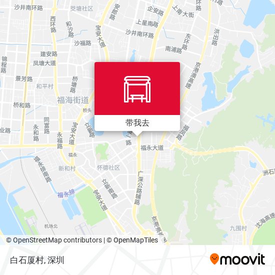 白石厦村地图