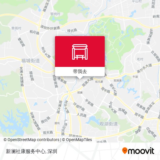 新澜社康服务中心地图