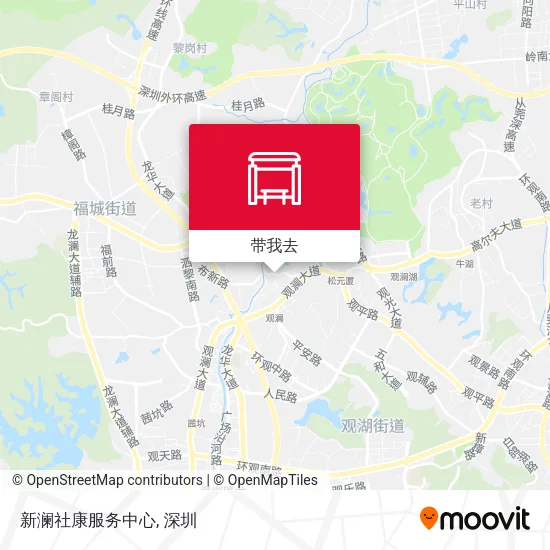 新澜社康服务中心地图