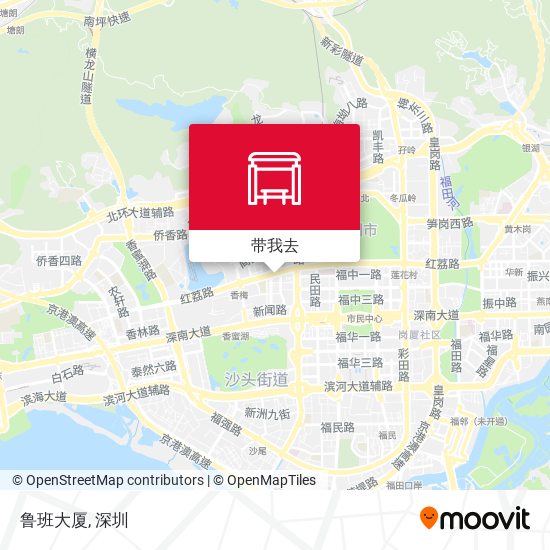 鲁班大厦地图