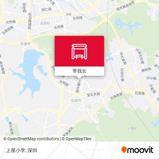 上屋小学地图