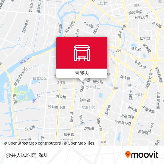 沙井人民医院地图