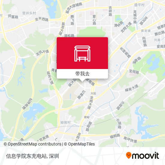 信息学院东充电站地图