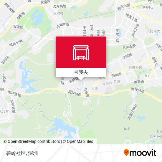 碧岭社区地图