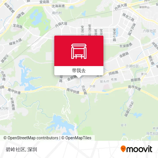 碧岭社区地图