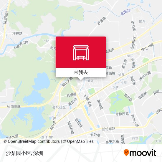 沙梨园小区地图