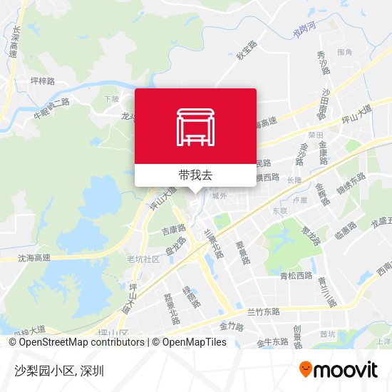 沙梨园小区地图