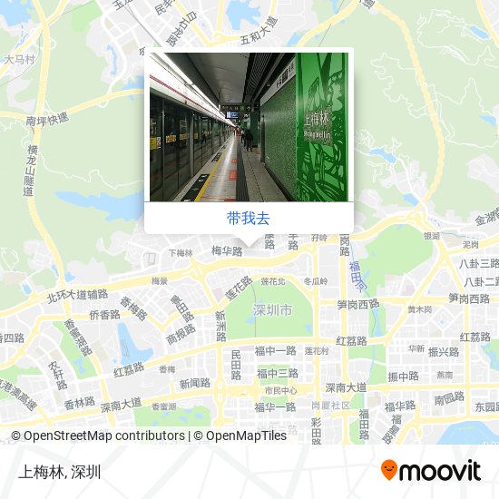 上梅林地图
