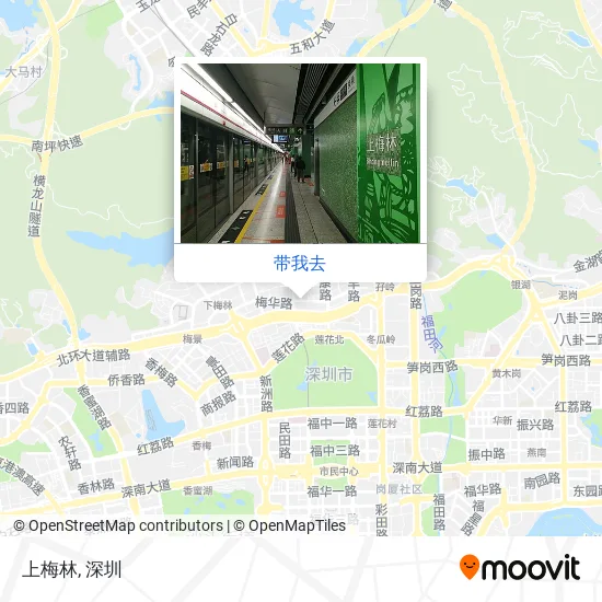 上梅林地图
