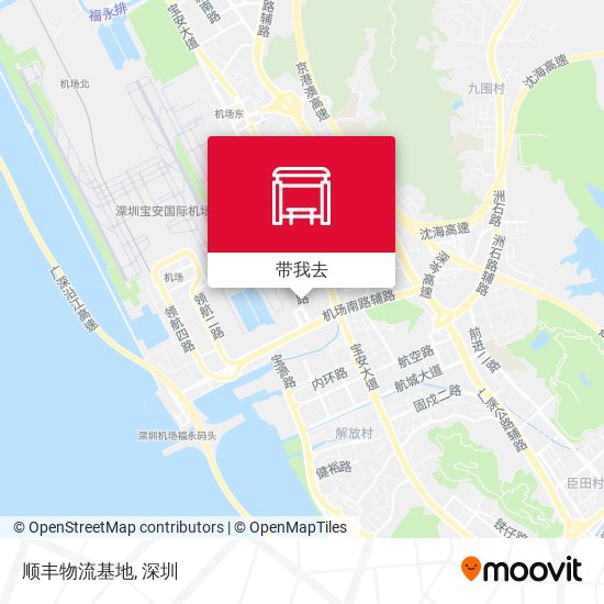 顺丰物流基地地图
