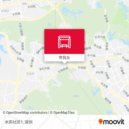 水田社区1地图