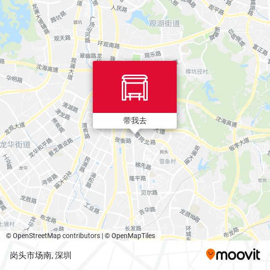 岗头市场南地图