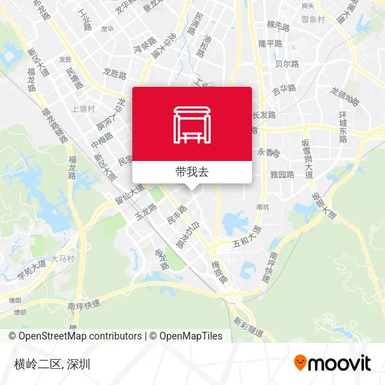 横岭二区地图