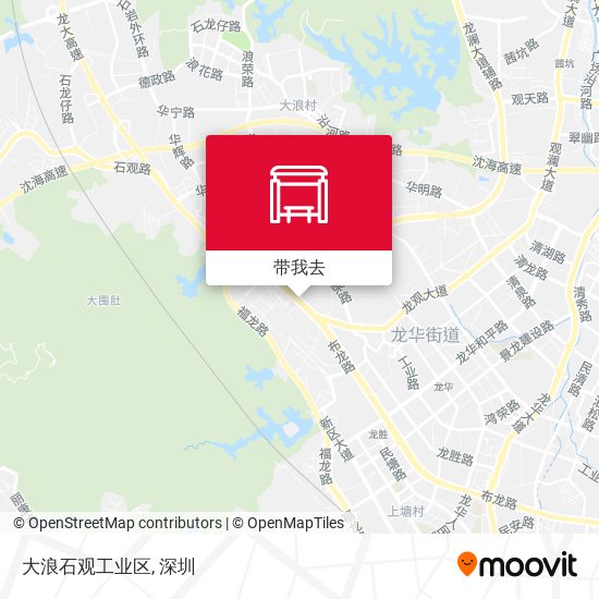 大浪石观工业区地图