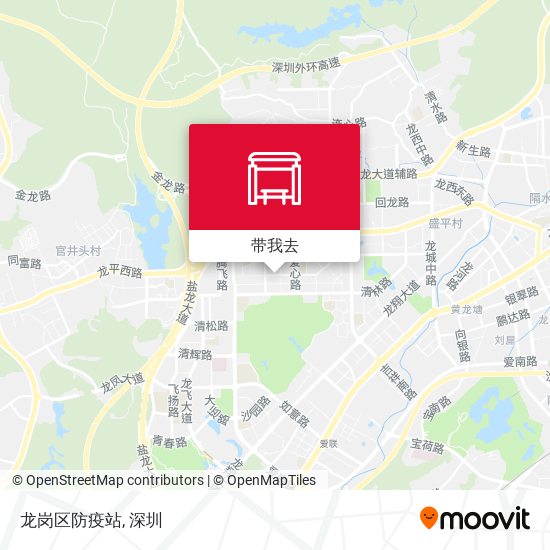 龙岗区防疫站地图