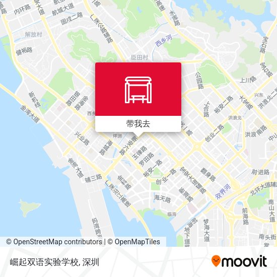 崛起双语实验学校地图