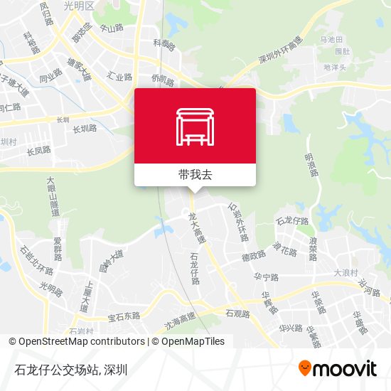 石龙仔公交场站地图
