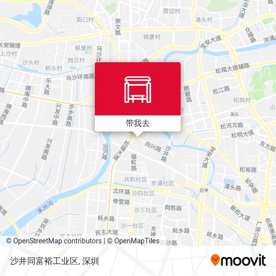 沙井同富裕工业区地图