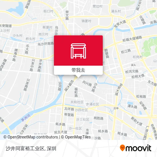 沙井同富裕工业区地图