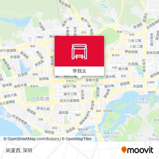 岗厦西地图