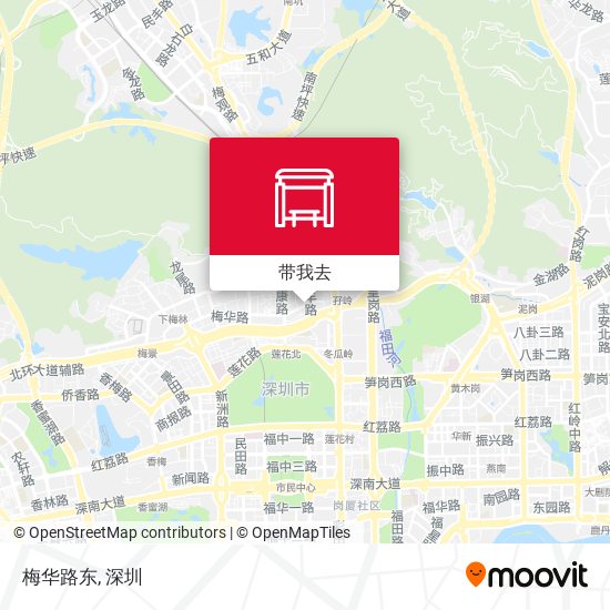 梅华路东地图