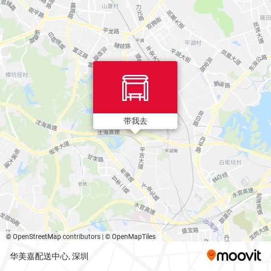 华美嘉配送中心地图