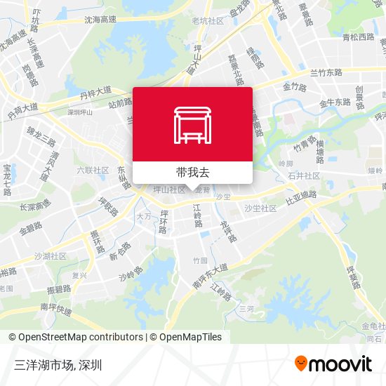 三洋湖市场地图