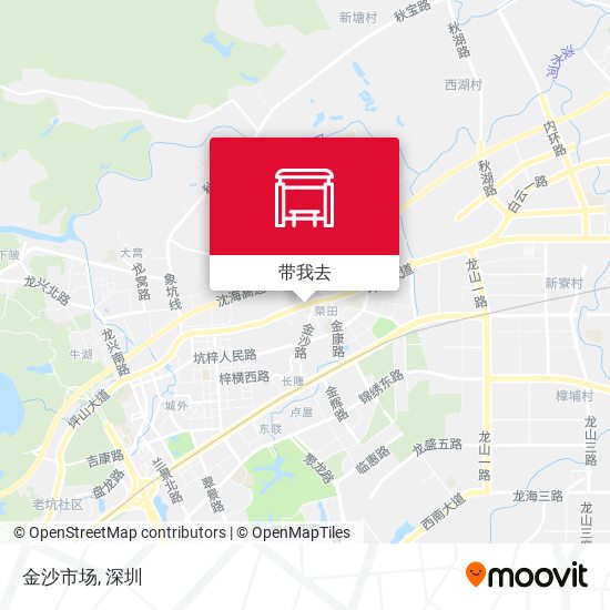 金沙市场地图