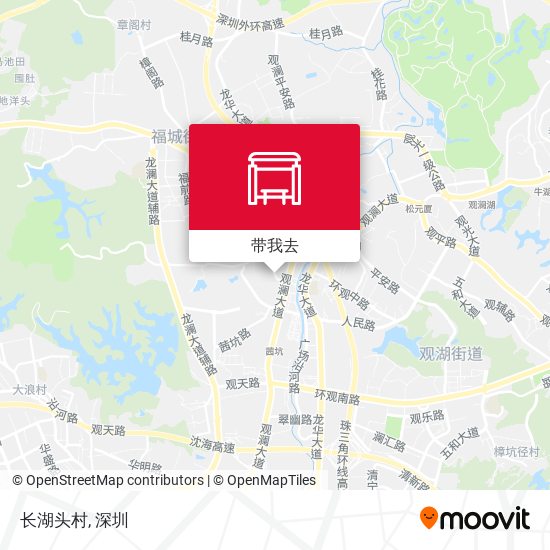 长湖头村地图