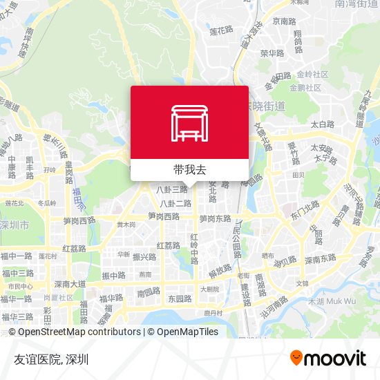 友谊医院地图