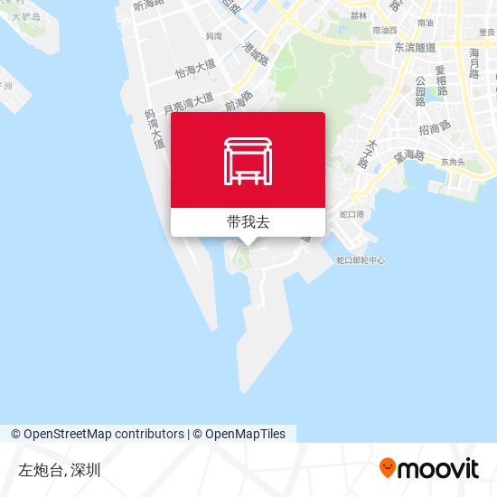 左炮台地图