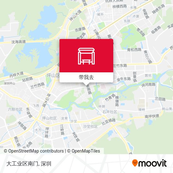 大工业区南门地图