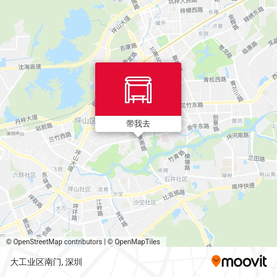 大工业区南门地图