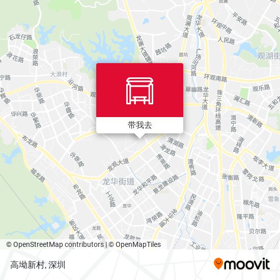 高坳新村地图