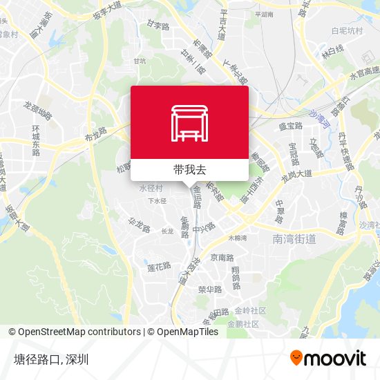 塘径路口地图