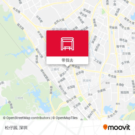 松仔园地图
