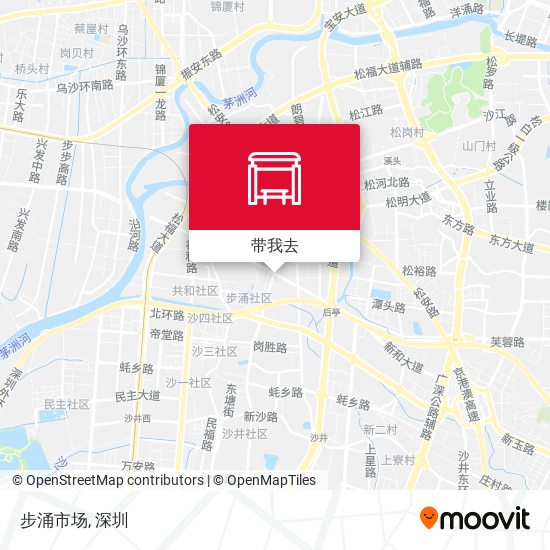 步涌市场地图